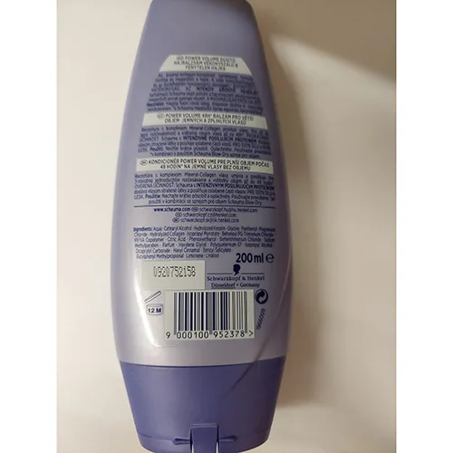 Balsamo per capelli «POWER VOLUME 48H» — foto 2 dell'alert SR/04038/25