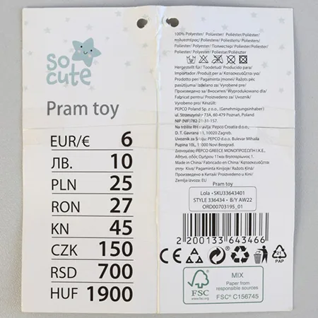 Giocattolo morbido «Pram toy» — foto 5 dell'alert OR/00044/26