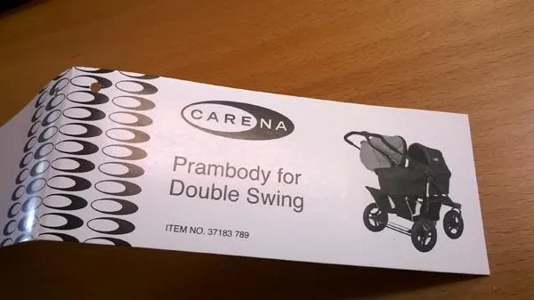Materasso per lettino per trasporto «Prambody for Double Swing» — foto 2 dell'alert A12/0814/15