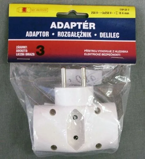 Presa a tre vie plug-in — foto 1 dell'alert 0566/07