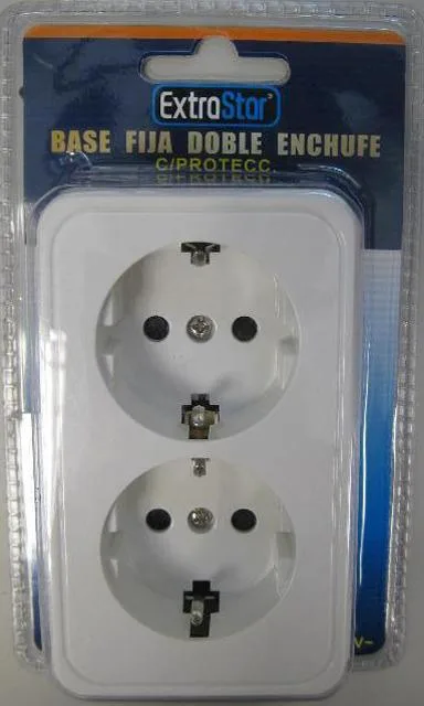 Presa di corrente "Base fija doble enchufe" (Extrastar)