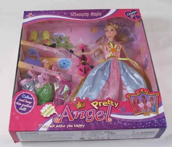 Set di bambole di plastica «Pretty Angel» (HUA TENG)