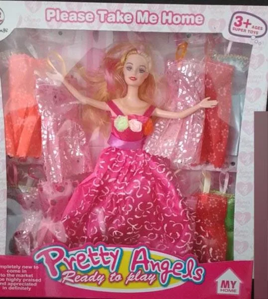 Set di bambole di plastica «Pretty Angels» (Xin Lian Yi)