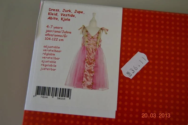 Vestito di fantasia «Princesa Victoria (Princess Victoria)» (Souza For Kids)