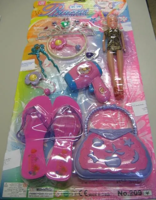 Giocattolo bellezza set con bambola «Princess -  Beauty Dress up Series» (HUABIAO TOYS)