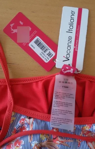 Costume da bagno per ragazze «Princess collection» — foto 3 dell'alert A12/1245/17