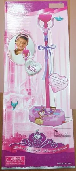 Giocattolo musicale «Princess with Microphone» (Toy Mingye)