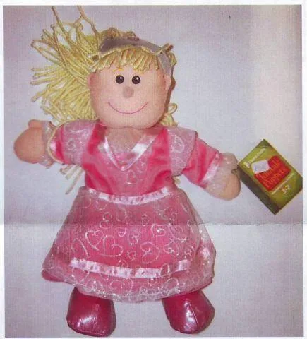 Principessa burattino a mano (Fiesta crafts)