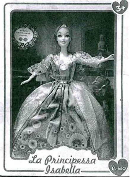 Bambola di plastica «Principessa Isabella» (E' Mio series doll)