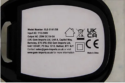 Caricabatterie USB «Prism Zenso 5 Amp USB Charging Tower Unit» — foto 2 dell'alert A12/02260/23