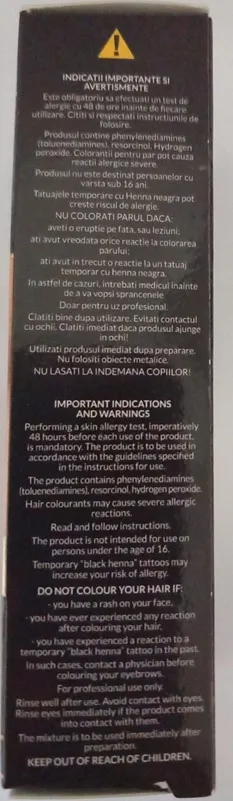 Colorante delle sopracciglia «Pro Colors Creamy Henna for Eyebrows» — foto 6 dell'alert A12/00798/23