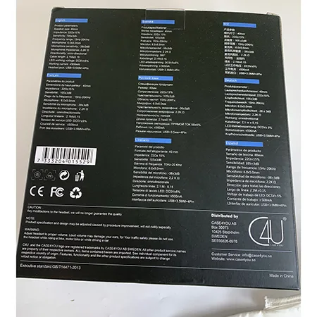 Cuffie da gioco «Pro Gaming headset» — foto 4 dell'alert A12/00208/24