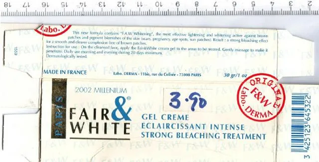 Prodotto schiarimento della pelle "Gel Crème Eclaircissant i — foto 3 dell'alert 0802/11