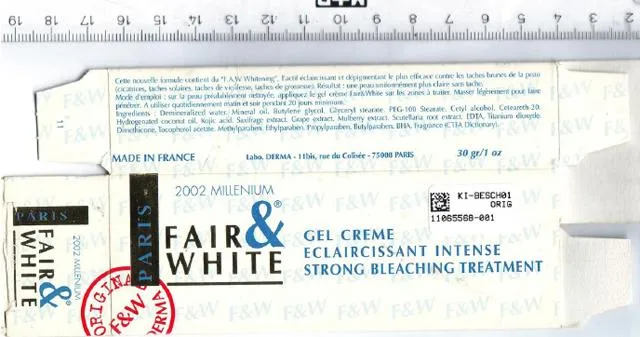 Prodotto schiarimento della pelle "Gel Crème Eclaircissant i — foto 4 dell'alert 0802/11