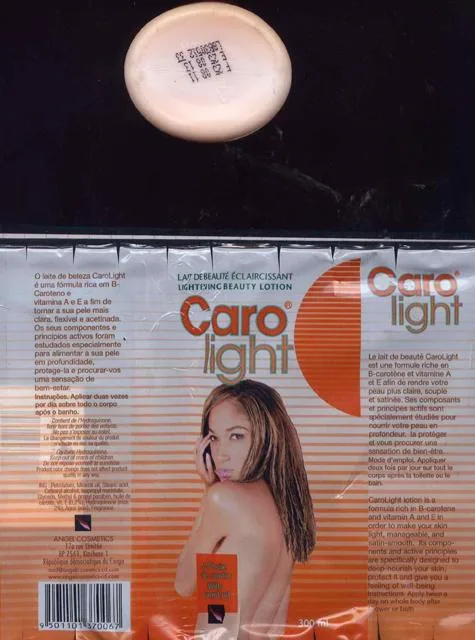 Prodotto schiarimento della pelle "Lightening Beauty Lotion (Carolight)