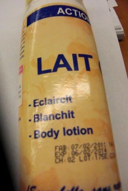 Prodotto schiarimento della pelle "Lozione corpo (Fast Action) — foto 1 dell'alert 1559/11