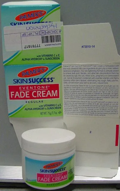 Prodotto schiarimento della pelle "Skin Success Fade Cream" — foto 2 dell'alert A12/0876/12