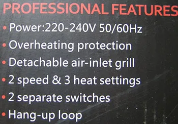 Asciugacapelli «PROFESSIONAL HAIR DRYER» — foto 4 dell'alert A12/00592/21