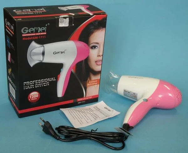 Asciugacapelli «PROFESSIONAL HAIR DRYER» (Gemei)