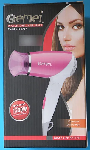 Asciugacapelli «PROFESSIONAL HAIR DRYER» (Gemei)