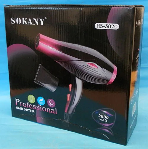 Asciugacapelli «Professional Hair Dryer» (Sokany)