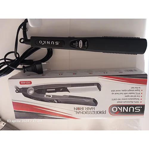 Piastre per capelli «Professional hair iron» — foto 1 dell'alert A12/01127/24