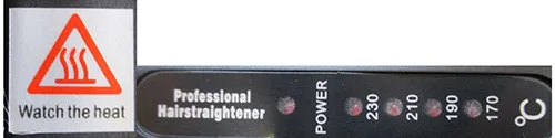 Raddrizzatrice per capelli «Professional Hair Straightener» — foto 1 dell'alert A12/00043/21