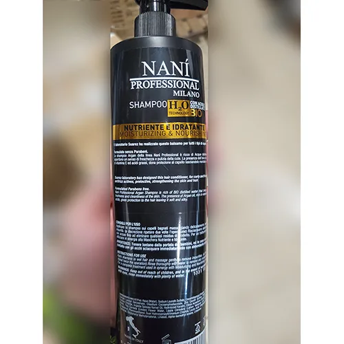 Shampoo «Professional Milano shampoo Argan nutriente idratante» (Nanì)