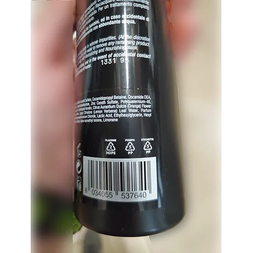 Shampoo «Professional Milano shampoo Argan nutriente idratante» — foto 4 dell'alert A12/01329/24