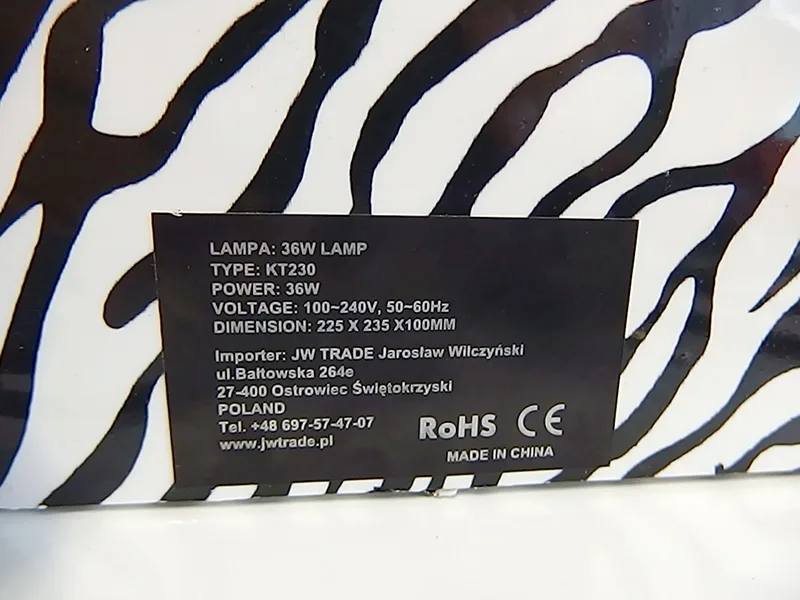 Lampada per unghie UV «Professional Nail Gel UV Lamp» — foto 4 dell'alert A12/00427/20