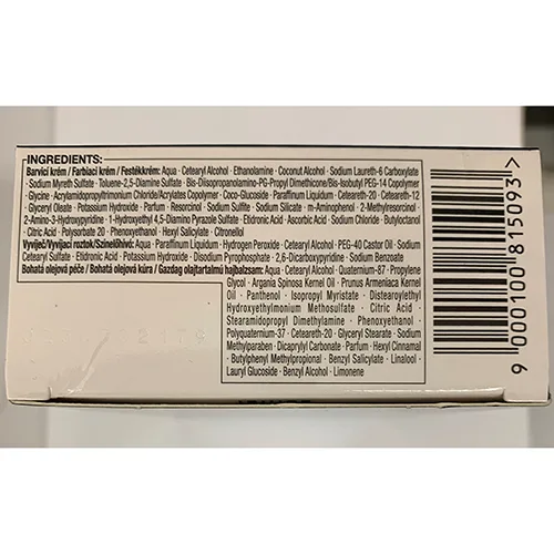 Tinture per capelli «Professional Performance Permanent 3-82 Hair dye» — foto 5 dell'alert SR/01185/25