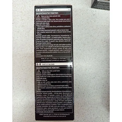 Tinture per capelli «PROFESSIONAL PERFORMANCE PERMANENT COLORATION» — foto 3 dell'alert SR/00980/25