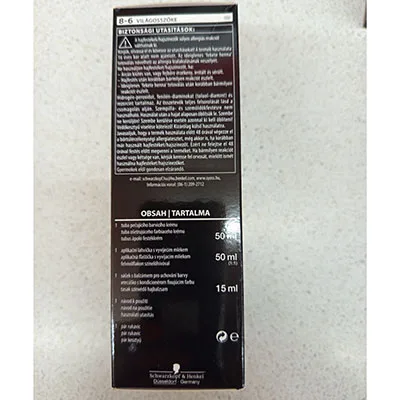 Tinture per capelli «PROFESSIONAL PERFORMANCE PERMANENT COLORATION» — foto 4 dell'alert SR/00980/25