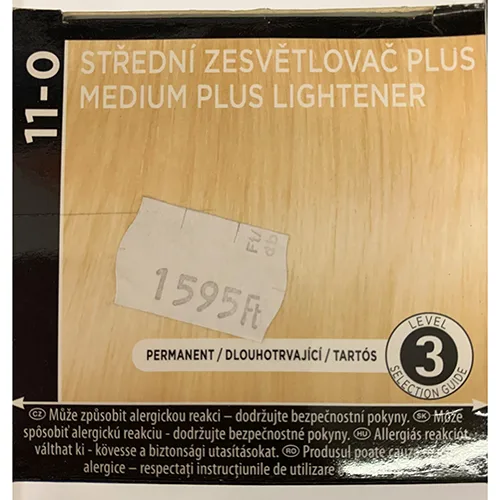 Tinture per capelli «Professional Performance Permanent Lightener» — foto 4 dell'alert SR/01236/25
