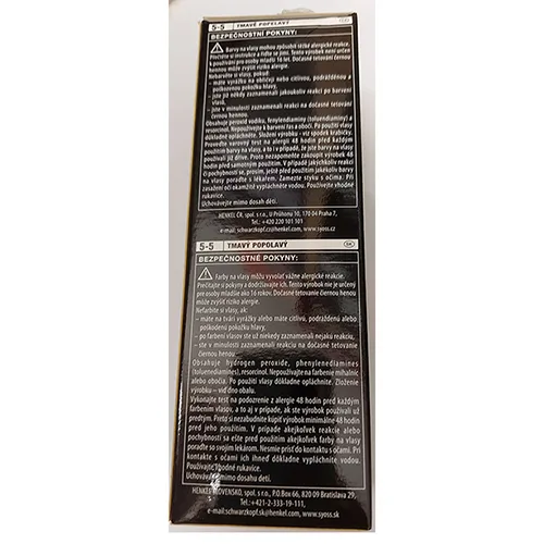 Tinture per capelli «Professional Performance» — foto 2 dell'alert SR/01532/25