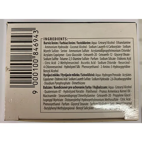 Tinture per capelli «Professional Performance» — foto 4 dell'alert SR/01541/25