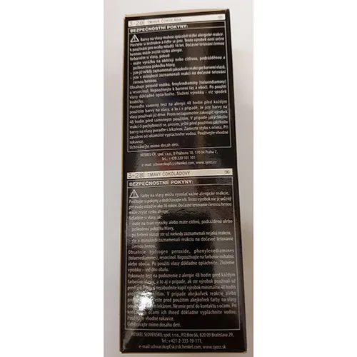 Tinture per capelli «Professional Performance» — foto 2 dell'alert SR/01952/25