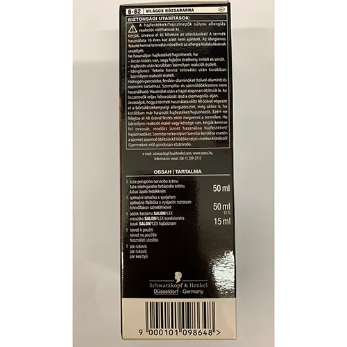 Tinture per capelli «Professional Performance» — foto 2 dell'alert SR/01955/25