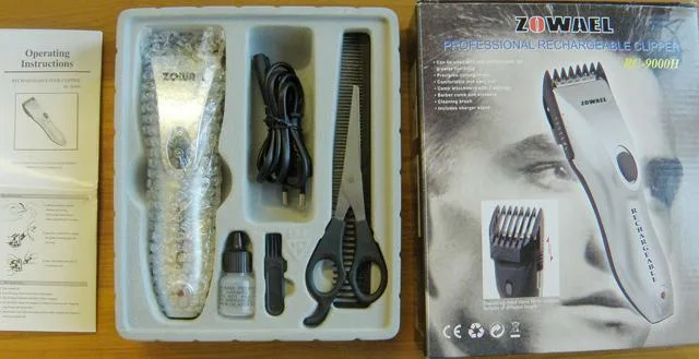 Trimmer per capelli «Professional Rechargeable Clipper» (Zowael)
