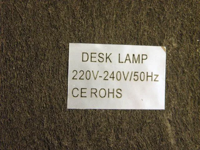Lampada da scrivania fluorescente «Professional Table Lamp» — foto 2 dell'alert A12/1003/14