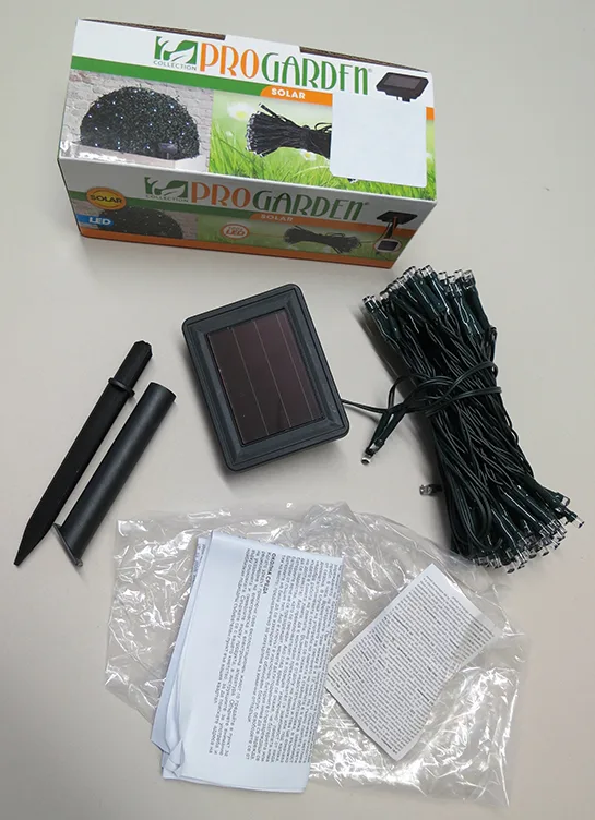 Catena di illuminazione «Progarden solar LED lightstring» — foto 3 dell'alert A12/00302/20