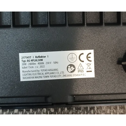 Proiettore a LED — foto 4 dell'alert A11/00093/24