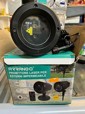 Proiettore laser all'aperto «Proiettore laser per esterni» (Arrango)