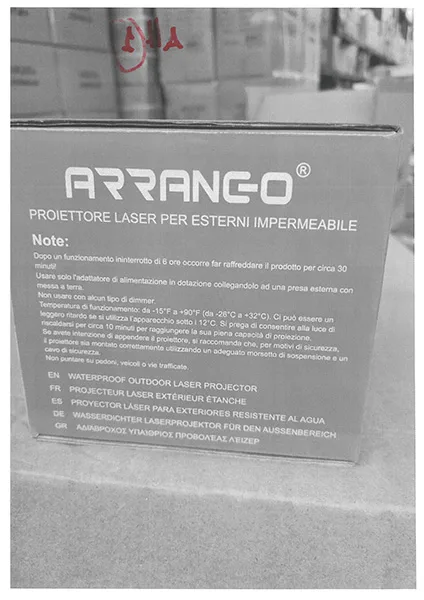 Proiettori laser per esterni «Proiettori per esterni laser impermeabile» — foto 2 dell'alert A12/01578/23