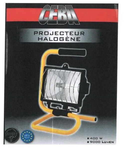 Proiettore «Projecteur Halogène» (Ceba)
