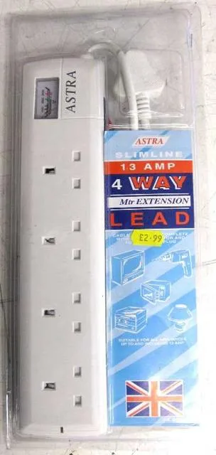 Prolunga – Slimline 13 Amp 4 sensore di estensione (Astra)
