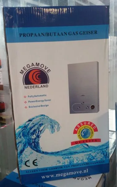 Scaldabagno a gas «PROPAAN/BUTAAN GAS GEISER» (Megamove)