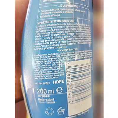 Latte solare «Protect & Bronze protezione "10"» — foto 2 dell'alert A12/02123/24