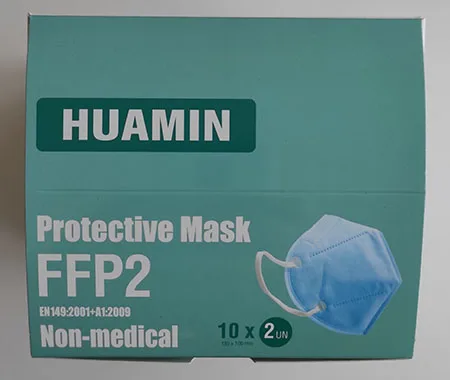 Maschera filtro particella «Protective mask» — foto 2 dell'alert INFO/00122/21