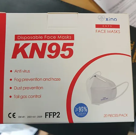 Maschera filtro particella «Protective Mask KN95» (Xina)